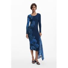 デシグアル(Desigual)の【5サイズ展開/XS/XL】曼荼羅フィットドレス