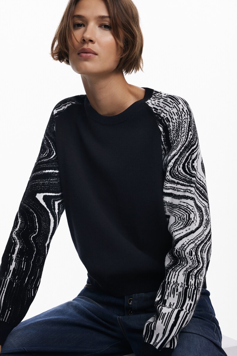 デシグアル（Desigual）/【5サイズ展開/XS/XL】マーブル模様のセーター 5サイズ展開/XS/XL】マーブル模様のセーター | デシグアル(Desigual