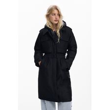 デシグアル(Desigual)の【5サイズ展開/XS/XL】中綿ライナー付きトレンチコート