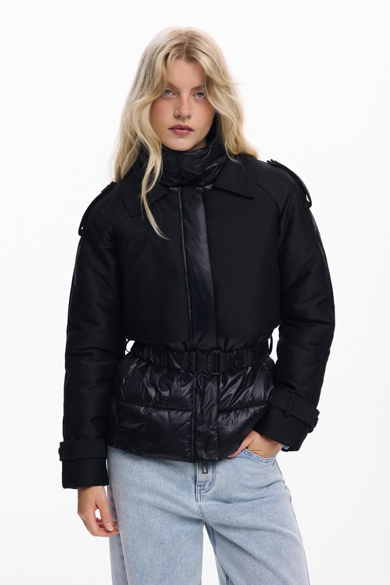 デシグアル（Desigual）/【5サイズ展開/XS/XL】ハイブリッド中綿ジャケット 5サイズ展開/XS/XL】ハイブリッド中綿ジャケット | デシグアル