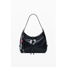 ハートバックルショルダーバッグ ミディアム チャーム付き 2026SS 新作