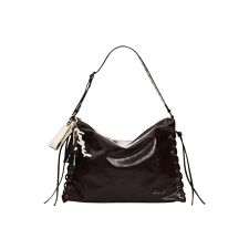 【A4収納可】チャーム付きレースアップショルダーバッグ 2026SS 新作