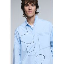 【4サイズ展開】刺繍ステッチ入りシャツ 2026SS 新作