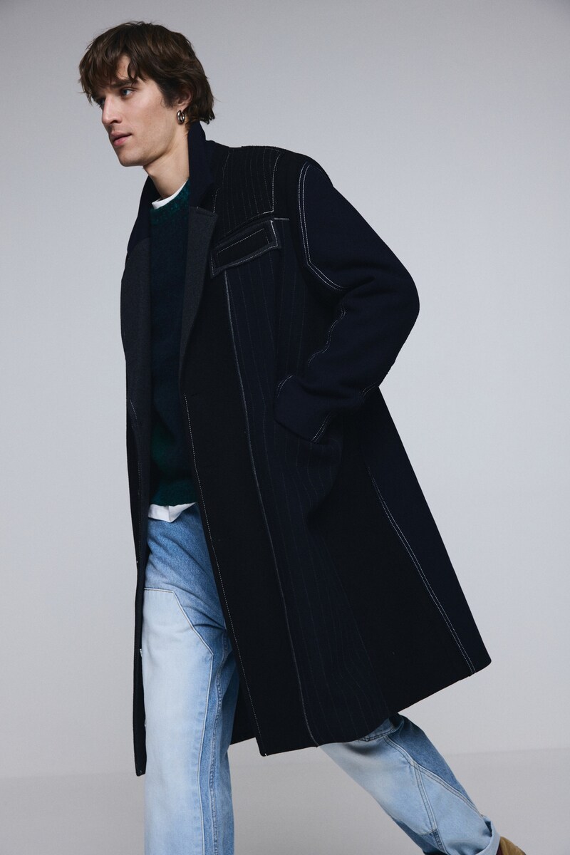 ダブルフェイスビーバーダブルブレストコート | ブラックレーベル