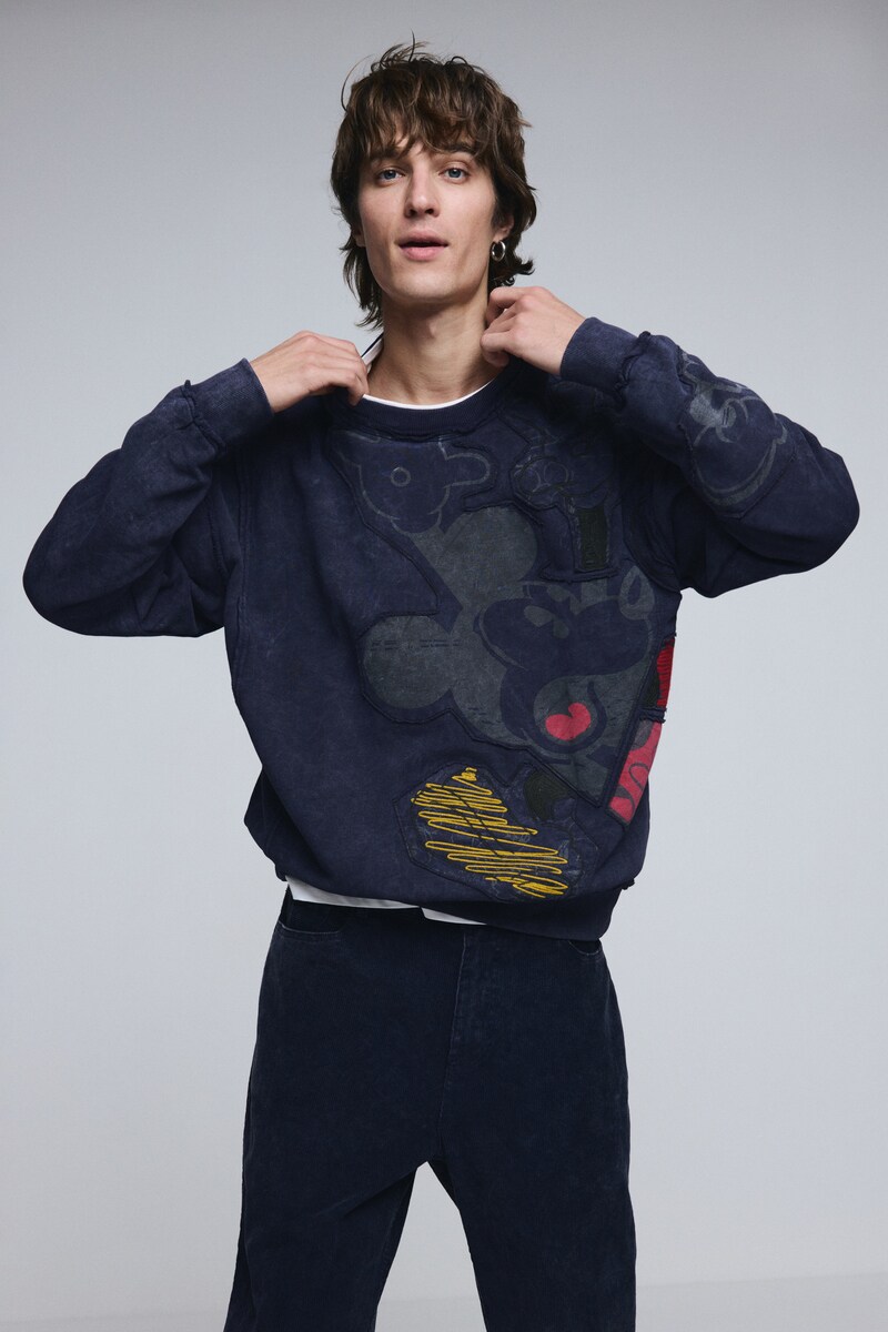 4サイズ展開】ミッキーマウスタイダイ柄スウェット 2026SS 新作