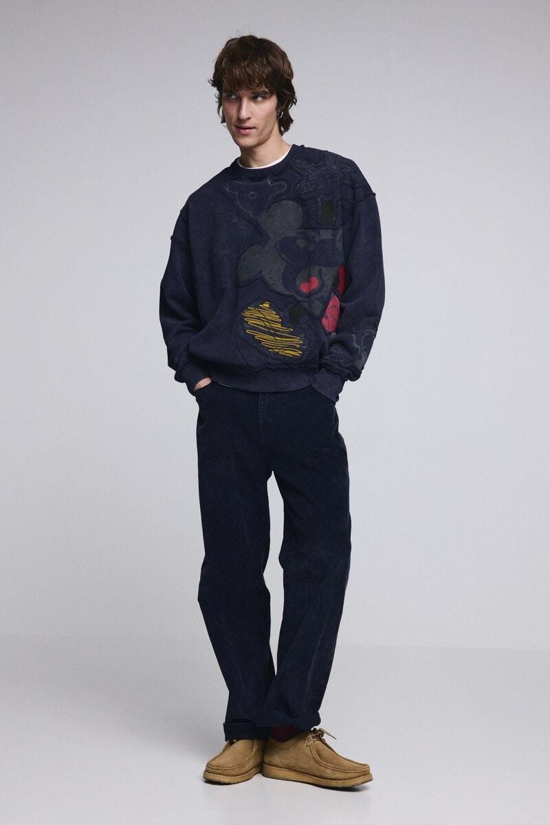 4サイズ展開】ミッキーマウスタイダイ柄スウェット 2026SS 新作