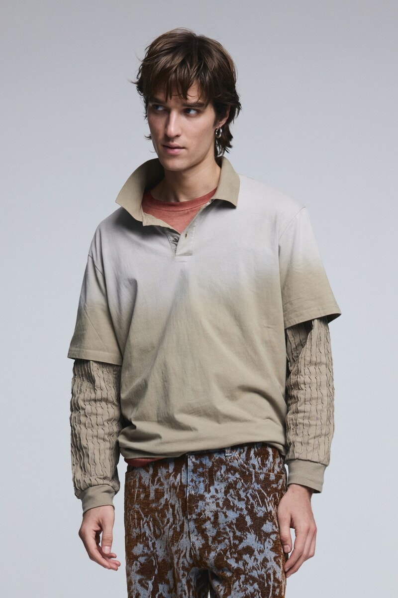 【NEW】デシグアル（Desigual）/【4サイズ展開】長袖ダブルスリーブポロシャツ 2026SS 新作 4サイズ展開】長袖ダブルスリーブポロシャツ 2026SS 新作 | デシグアル