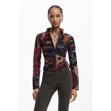 【5サイズ展開】リップ柄ジップ長袖シャツ 2026SS 新作