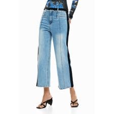 【5サイズ展開】バイマテリアルデニムパンツ