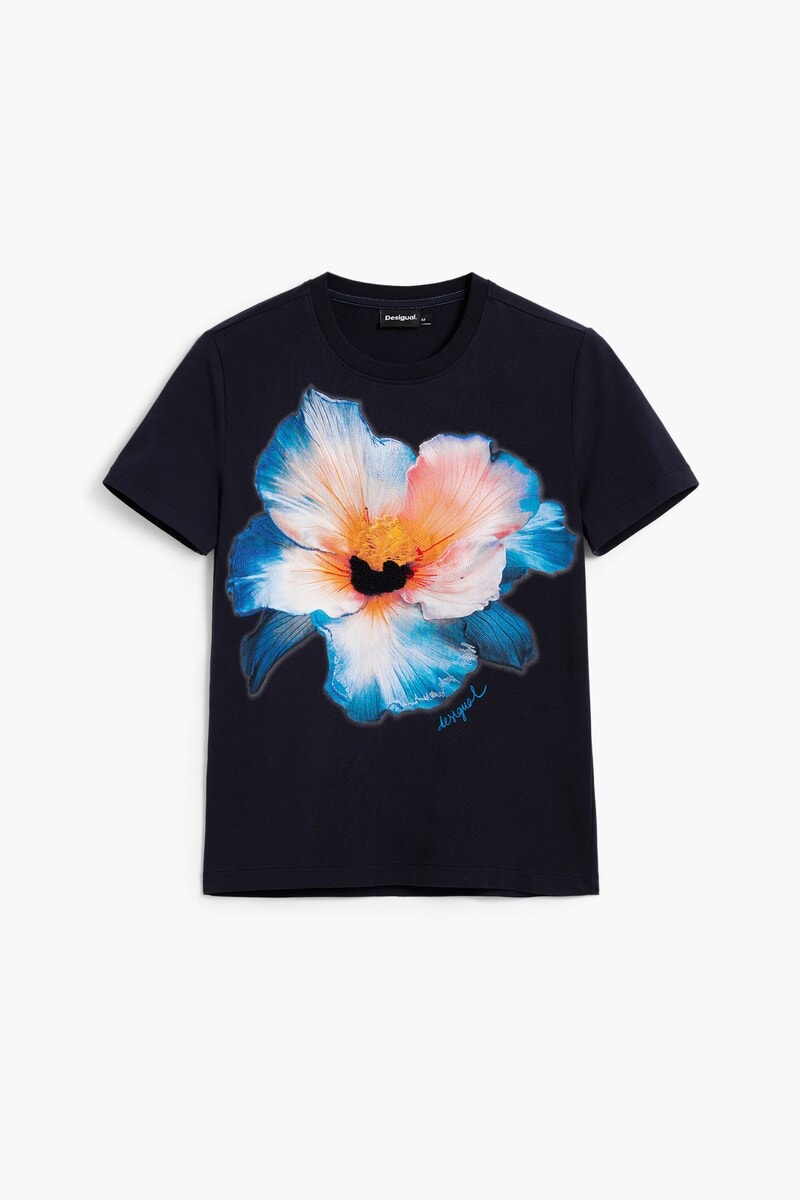 5サイズ展開】大きな花のTシャツ 2026SS 新作 | デシグアル(Desigual