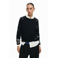 【5サイズ展開】レタリングスリーブセーター 2026SS 新作