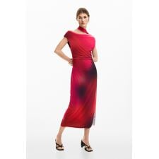 【5サイズ展開】アシンメトリードレープドレス 2026SS