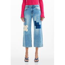 【6サイズ展開】クロシェパッチデニムパンツ 2026SS 新作