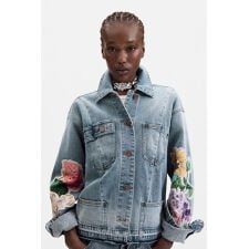 5サイズ展開】フラワーパッチワークデニムジャケット 2026aw 新作 