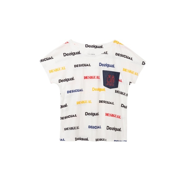 ロボット柄付きロゴTシャツ KENDALL | デシグアル(Desigual