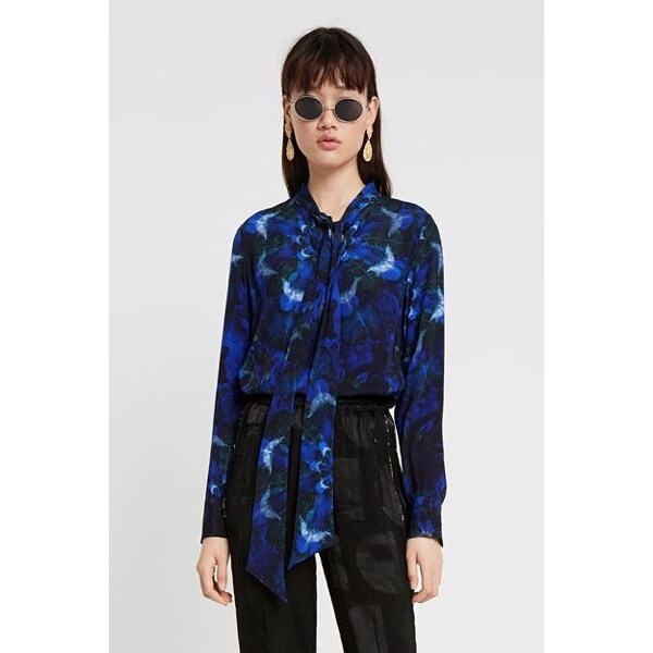 デシグアル Desigual ブラウス長袖 KENCY （ブルー） デシグアル Desigual ブラウス長袖 KENCY （ブルー