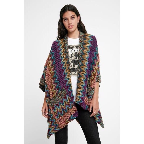 Desigual デシグアル - レディース ポンチョコート -waja bazar