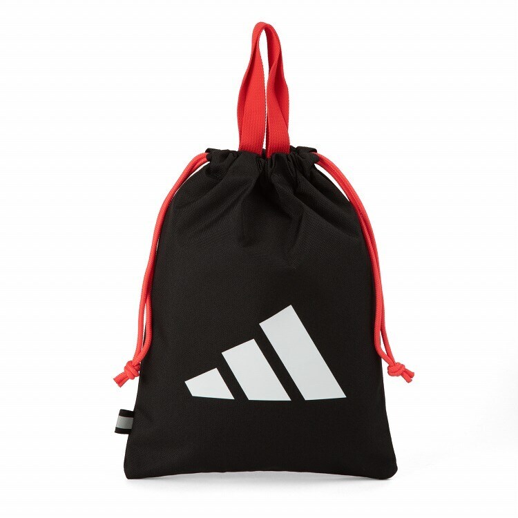 シューズ袋 シューズケース 上履き入れ 巾着 小 アディダス | アディダス