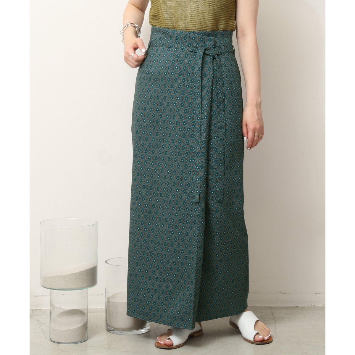 ラップ風スカート | ミューカ(mjuka) | 314222620 | ファッション通販