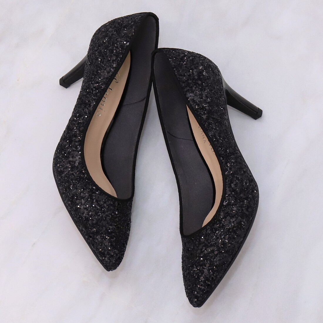 artemis by DIANA　グリッター　パンプス　靴　アルテミス　ダイアナ グリッターチュールパンプス | アルテミス by ダイアナ(artemis