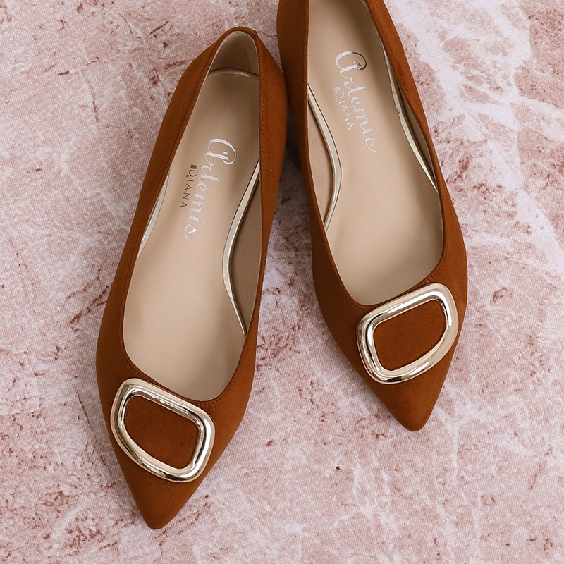 アルテミス by ダイアナ/メタルバックルフラットパンプス メタルバックルフラットパンプス | アルテミス by ダイアナ(artemis by