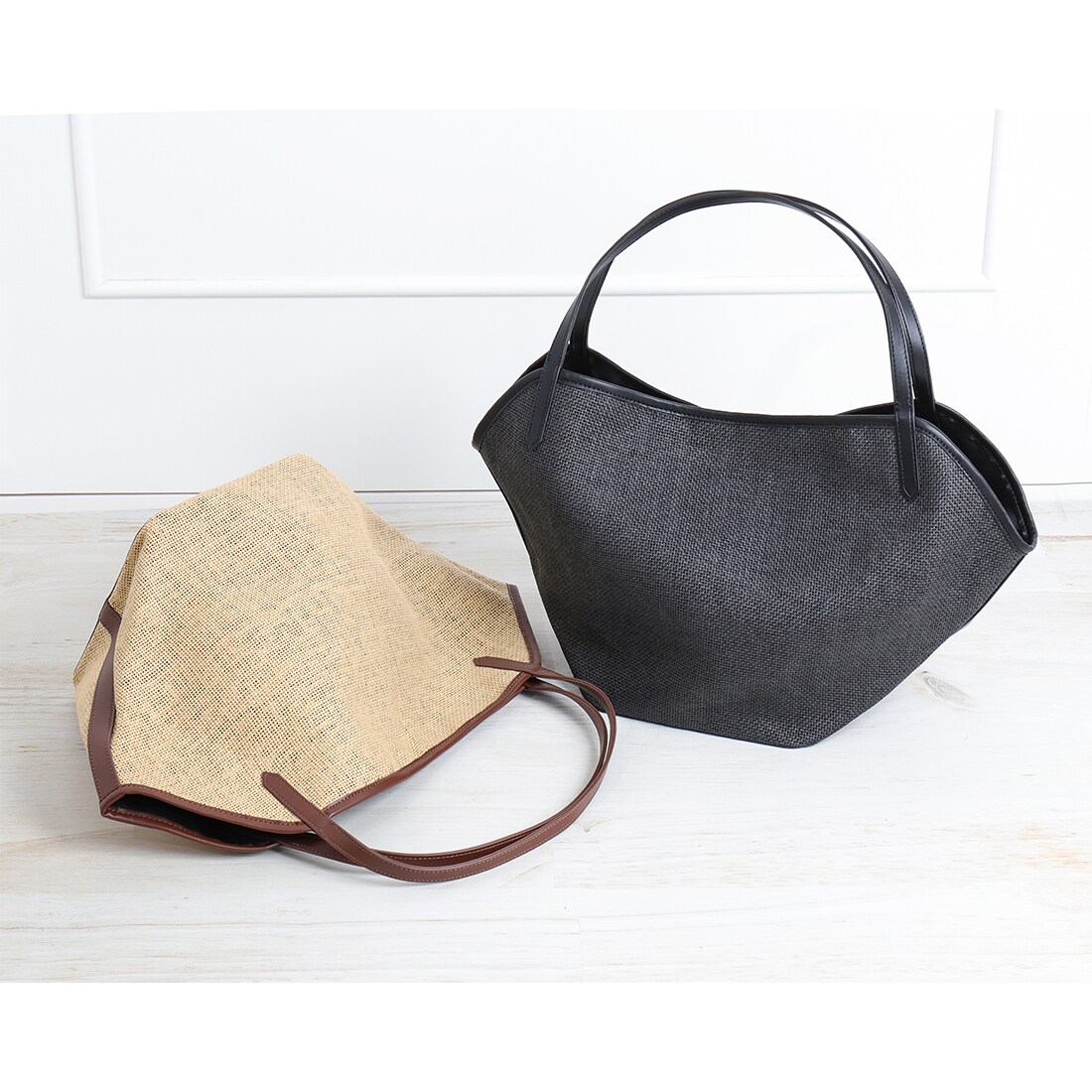 24春夏新作】パイピングデザインビッグトートバッグ | アルテミス by