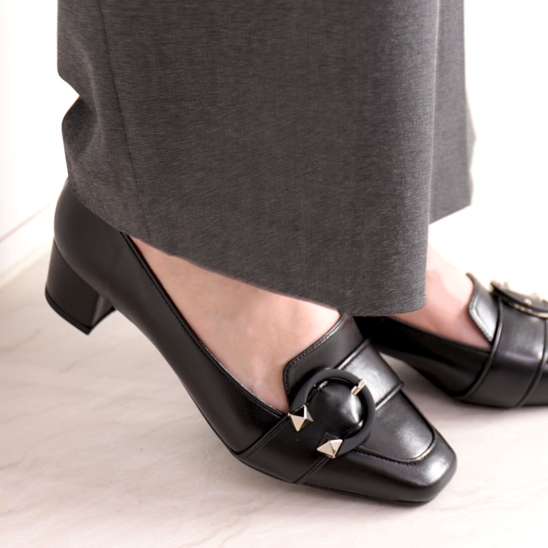 美品♡DIANA スクウエアトウパンプス　スクウエアバックルパンプス　レザー 楽天市場】ダイアナ スクエアの通販