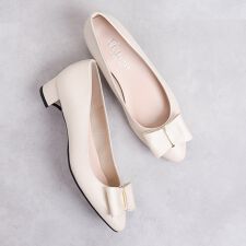 アルテミス by ダイアナ(artemis by DIANA)の【25秋冬色追加】グログランリボン　ローヒールパンプス