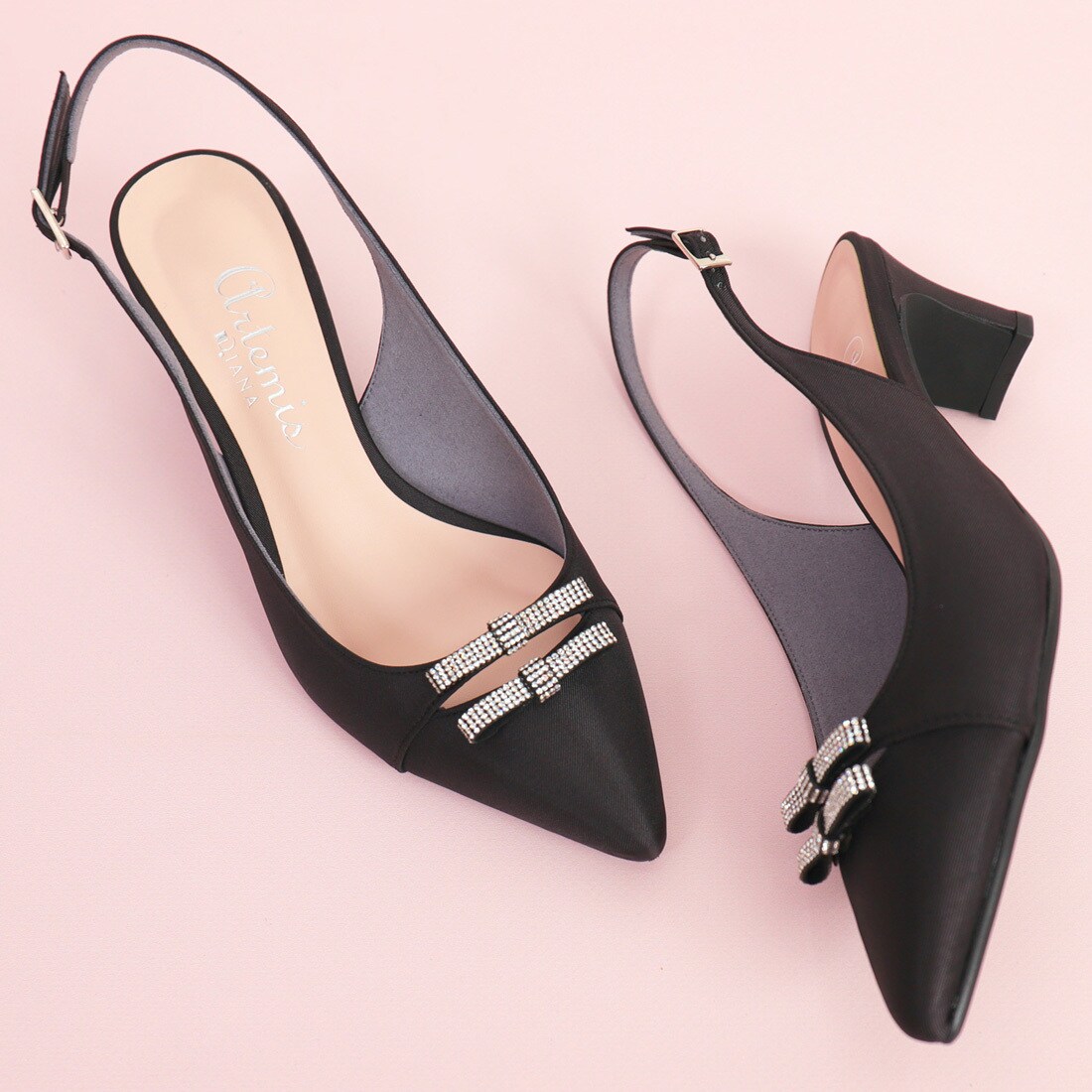 メタルバックルフラットパンプス | アルテミス by ダイアナ(artemis by