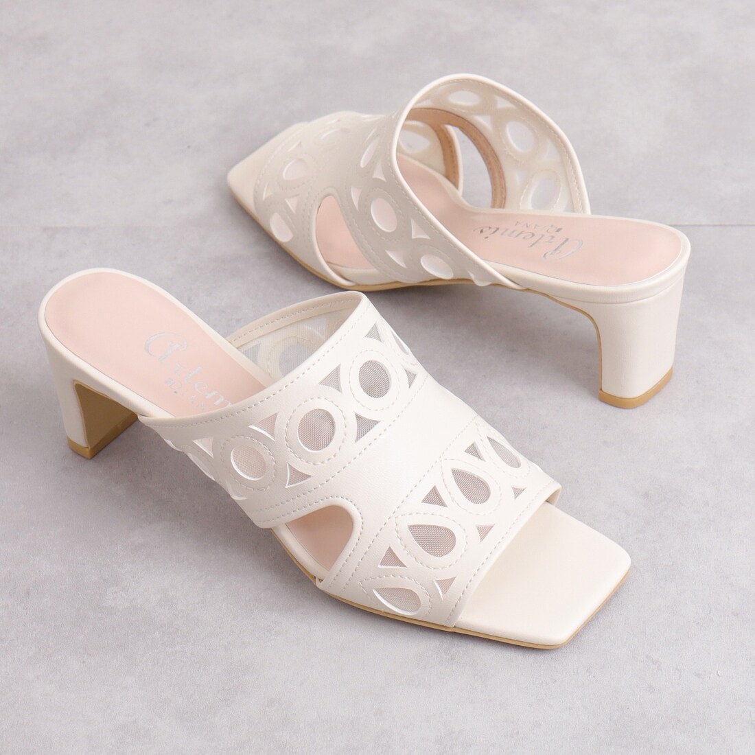 パールビジューストラップミュール | アルテミス by ダイアナ(artemis