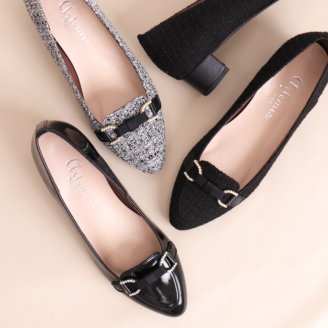 【美品】DIANAダイアナ パンプス オープントゥ ウェッジソール 23.5 靴・バッグのダイアナ通販サイト ｜ MF35603: シューズ