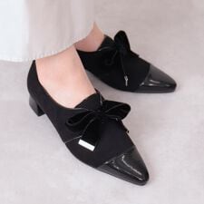 アルテミス by ダイアナ(artemis by DIANA)の【25秋冬新作】ベルベットリボン　マニッシュシューズ