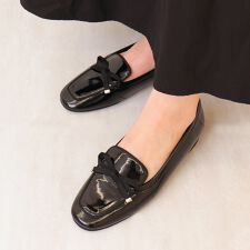 【片足140g】軽量　グログランリボン　スクエアトゥローファー