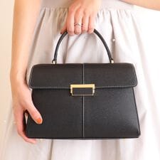 【26春夏新作】ショルダーベルト付属　2WAYスクエアハンドバッグ