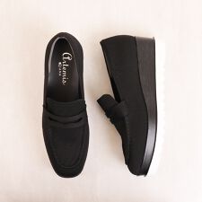 【26春夏新作】厚底ニットコインローファー