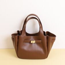 【26春夏新作】ショルダーベルト付属2WAY　ベルトデザインミニトート