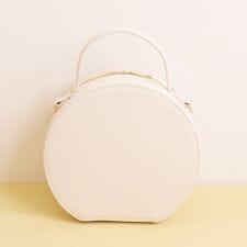 【26春夏新作】ショルダーベルト付属2WAY　Wファスナーラウンドバッグ