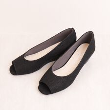 【26春夏新作】ウェッジソール　オープントゥパンプス