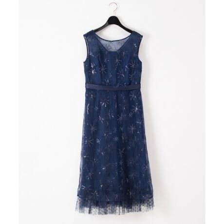 ラメスパン刺繍ドレス | グレースコンチネンタル(GRACE CONTINENTAL) | 0220435053 | ファッション通販 マルイ