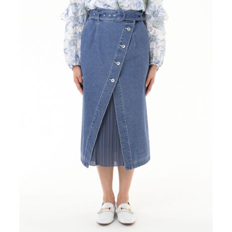 レイヤードデニムスカート | グレースコンチネンタル(GRACE  