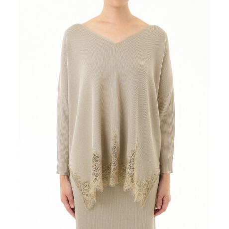 ヘムレースニットトップ | グレースコンチネンタル(GRACE CONTINENTAL  