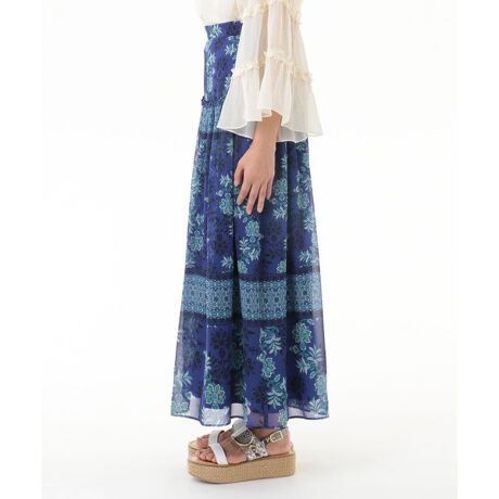 サラサシフォンロングスカート グレースコンチネンタル Grace Continental ファッション通販 マルイウェブチャネル