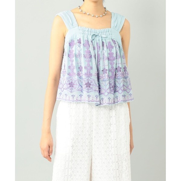 グレースコンチネンタル（GRACE CONTINENTAL）/エスニック刺繍ノースリーブ エスニック刺繍ノースリーブ | グレースコンチネンタル(GRACE