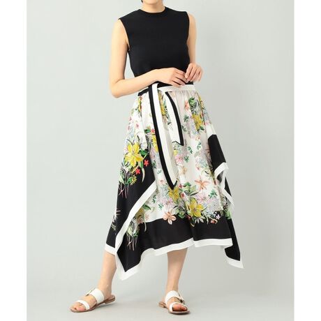 ボタニカルスカーフコンビワンピース | グレースコンチネンタル(GRACE  