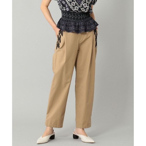 グレースコンチネンタル（GRACE CONTINENTAL）/刺繍テーパードパンツ 刺繍テーパードパンツ | グレースコンチネンタル(GRACE CONTINENTAL