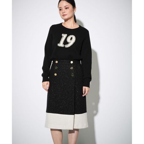 ラメツイードバイカラースカート | グレースコンチネンタル(GRACE  