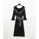 ラッフルトリミングニットワンピース | グレースコンチネンタル(GRACE 