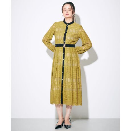 スタンドカラーレースワンピース | グレースコンチネンタル(GRACE  