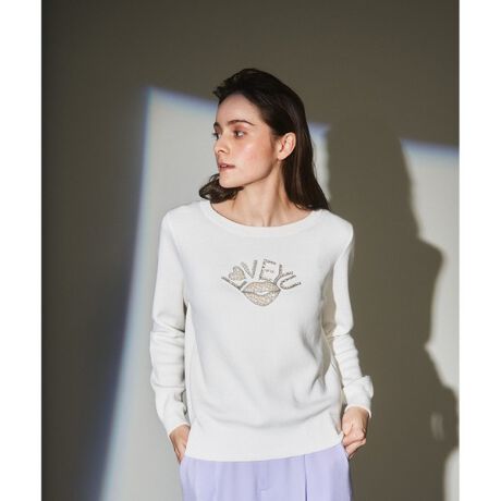 リップモチーフニットトップ | グレースコンチネンタル(GRACE  