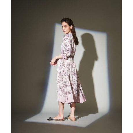 ラインフラワープリントワンピース | グレースコンチネンタル(GRACE  